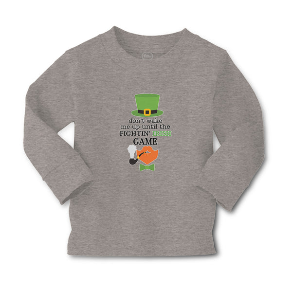 Baby Clothes Don'T Wake Me up Until The Fightin' Irish Game Hat and Bow Cotton - Cute Rascals