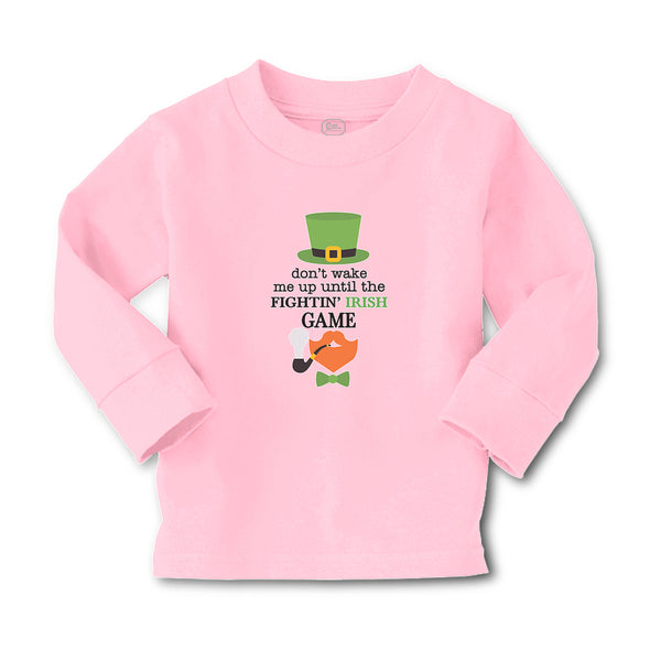 Baby Clothes Don'T Wake Me up Until The Fightin' Irish Game Hat and Bow Cotton - Cute Rascals
