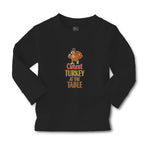 Baby Clothes Cutest Turkey at The Table Bird with Open Wings Closed Eyes and Hat - Cute Rascals