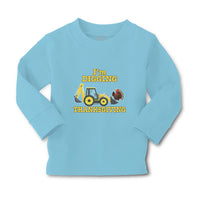 Baby Clothes I'M Digging Thanksgiving Bird Wings Working Vehicle Jcb Cotton - Cute Rascals