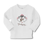 Baby Clothes My 1St Thanksgiving Bird Wings and Leaves Design Boy & Girl Clothes - Cute Rascals