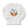 Baby Clothes My 1St Thanksgiving Vegetable Pumpkin with Leaves Cotton