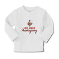 Baby Clothes My First Thanksgiving Bird Boy & Girl Clothes Cotton