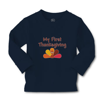 Baby Clothes My First Thanksgiving Bird Boy & Girl Clothes Cotton