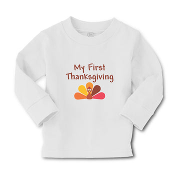 Baby Clothes My First Thanksgiving Bird Boy & Girl Clothes Cotton