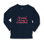 Baby Clothes Daddy Is My Valentine with Hearts Boy & Girl Clothes Cotton - Cute Rascals