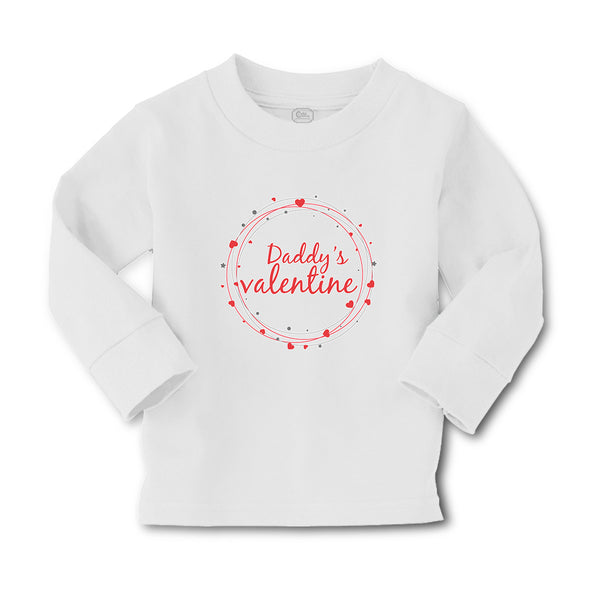 Baby Clothes Daddy's Valentine with Wreath Hearts Design Boy & Girl Clothes - Cute Rascals