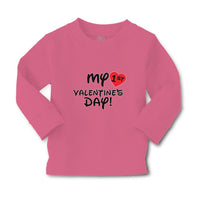 Baby Clothes My 1St Valentine's Day with Heart Symbol Boy & Girl Clothes Cotton - Cute Rascals