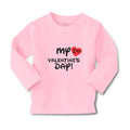 Baby Clothes My 1St Valentine's Day with Heart Symbol Boy & Girl Clothes Cotton