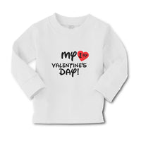 Baby Clothes My 1St Valentine's Day with Heart Symbol Boy & Girl Clothes Cotton - Cute Rascals