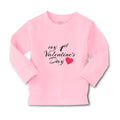 Baby Clothes My 1St Valentine's Day with Heart Symbol Boy & Girl Clothes Cotton