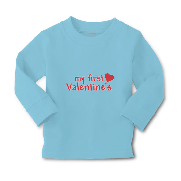 Baby Clothes My First Valentine's with Heart Symbol Boy & Girl Clothes Cotton - Cute Rascals