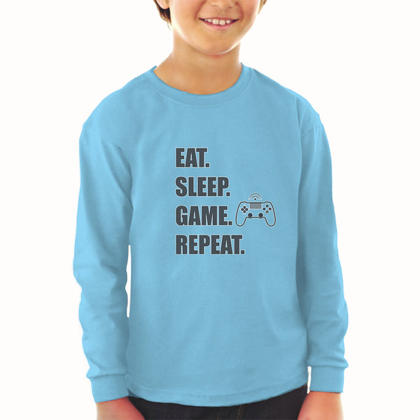 Baby Clothes Eat. Sleep. Game. Repeat. Video Game Boy & Girl Clothes Cotton - Cute Rascals