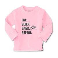 Baby Clothes Eat. Sleep. Game. Repeat. Video Game Boy & Girl Clothes Cotton - Cute Rascals