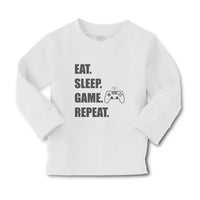 Baby Clothes Eat. Sleep. Game. Repeat. Video Game Boy & Girl Clothes Cotton - Cute Rascals