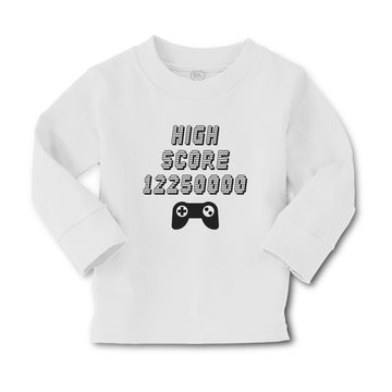 Baby Clothes High Score 12250000 Video Game Boy & Girl Clothes Cotton