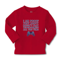 Baby Clothes I'M Proof That Daddy Doesn'T Play Video Games All The Time Cotton - Cute Rascals