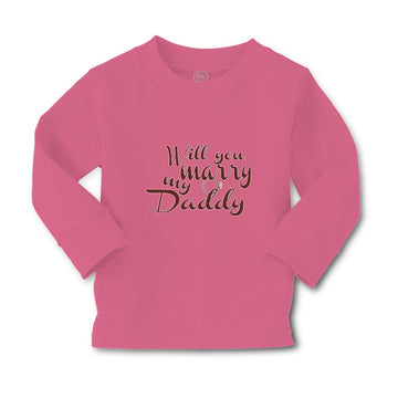 Baby Clothes Will You Marry My Daddy with Ring Boy & Girl Clothes Cotton
