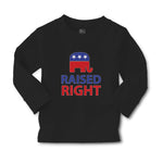 Baby Clothes Raised Right with An American Republican Flag Boy & Girl Clothes - Cute Rascals