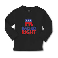 Baby Clothes Raised Right with An American Republican Flag Boy & Girl Clothes - Cute Rascals