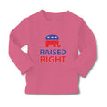 Baby Clothes Raised Right with An American Republican Flag Boy & Girl Clothes