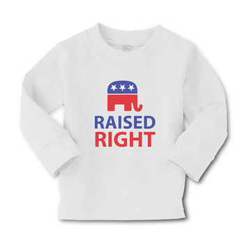 Baby Clothes Raised Right with An American Republican Flag Boy & Girl Clothes