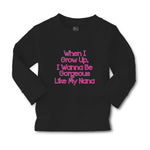 Baby Clothes When I Grow Up, I Wanna Be Gorgeous like My Nana Boy & Girl Clothes - Cute Rascals