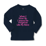 Baby Clothes When I Grow Up, I Wanna Be Gorgeous like My Nana Boy & Girl Clothes - Cute Rascals