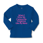 Baby Clothes When I Grow Up, I Wanna Be Gorgeous like My Nana Boy & Girl Clothes - Cute Rascals