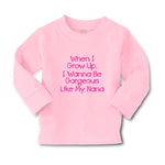 Baby Clothes When I Grow Up, I Wanna Be Gorgeous like My Nana Boy & Girl Clothes - Cute Rascals