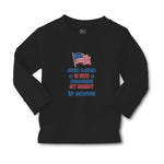 Baby Clothes Our Land Is Free Because My Mommy Is Brave Country Flag and Star - Cute Rascals