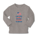 Baby Clothes Our Land Is Free Because My Mommy Is Brave Country Flag and Star - Cute Rascals