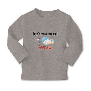 Baby Clothes Don'T Make Me Call Peepaw! Baby Sleeping with Niple and Mobile