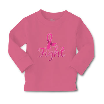 Baby Clothes Fight Breast Cancer Ribbon Boy & Girl Clothes Cotton