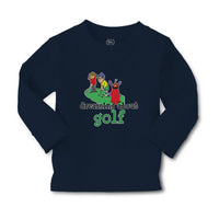 Baby Clothes Dreaming About Golf Friends Together Playing Golf on Golf Course - Cute Rascals