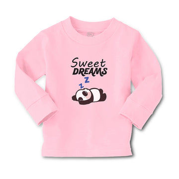 Baby Clothes Sweets Dreams Toy Panda Sleeping with Hands up Boy & Girl Clothes