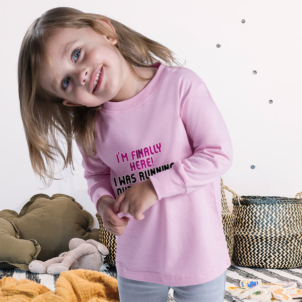 Baby Clothes I'M Finally Here!I Was Running out of Womb! Boy & Girl Clothes - Cute Rascals