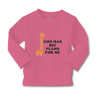 Baby Clothes God Has Big Plans for Me Giraffe Wild Animal Boy & Girl Clothes - Cute Rascals