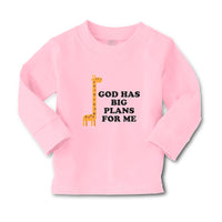 Baby Clothes God Has Big Plans for Me Giraffe Wild Animal Boy & Girl Clothes - Cute Rascals