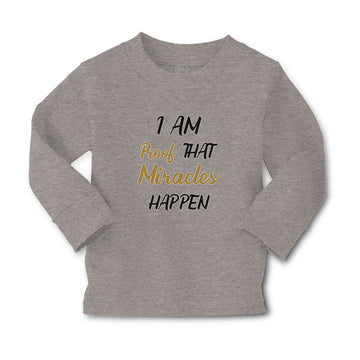 Baby Clothes I Am Proof That Miracles Happen Boy & Girl Clothes Cotton