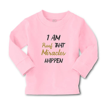 Baby Clothes I Am Proof That Miracles Happen Boy & Girl Clothes Cotton