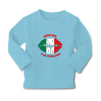 Baby Clothes Kiss Me I'M Italian Italy Flag Countries Boy & Girl Clothes Cotton - Cute Rascals