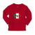 Baby Clothes Kiss Me I'M Italian Italy Flag Countries Boy & Girl Clothes Cotton - Cute Rascals