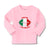 Baby Clothes Kiss Me I'M Italian Italy Flag Countries Boy & Girl Clothes Cotton - Cute Rascals