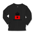 Baby Clothes Albanian Princess Crown Countries Boy & Girl Clothes Cotton