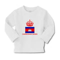 Baby Clothes Cambodian Queen Crown Countries Boy & Girl Clothes Cotton