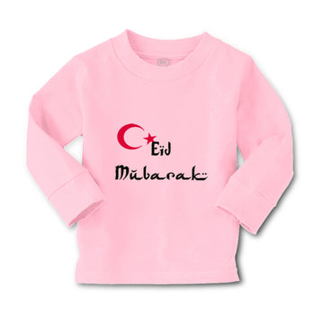 Baby Clothes Eid Mubarak Blessed with Turkish Flag Arabic Boy & Girl Clothes