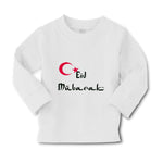 Baby Clothes Eid Mubarak Blessed with Turkish Flag Arabic Boy & Girl Clothes - Cute Rascals