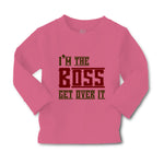 Baby Clothes I'M The Boss Get over It Funny Humor Boy & Girl Clothes Cotton - Cute Rascals