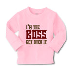 Baby Clothes I'M The Boss Get over It Funny Humor Boy & Girl Clothes Cotton - Cute Rascals